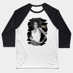 Whitney Houston | brush art Baseball T-Shirt